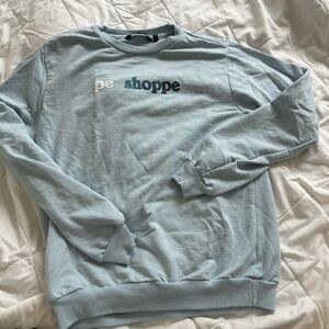 Blue Penshoppe long sleeve crew neck